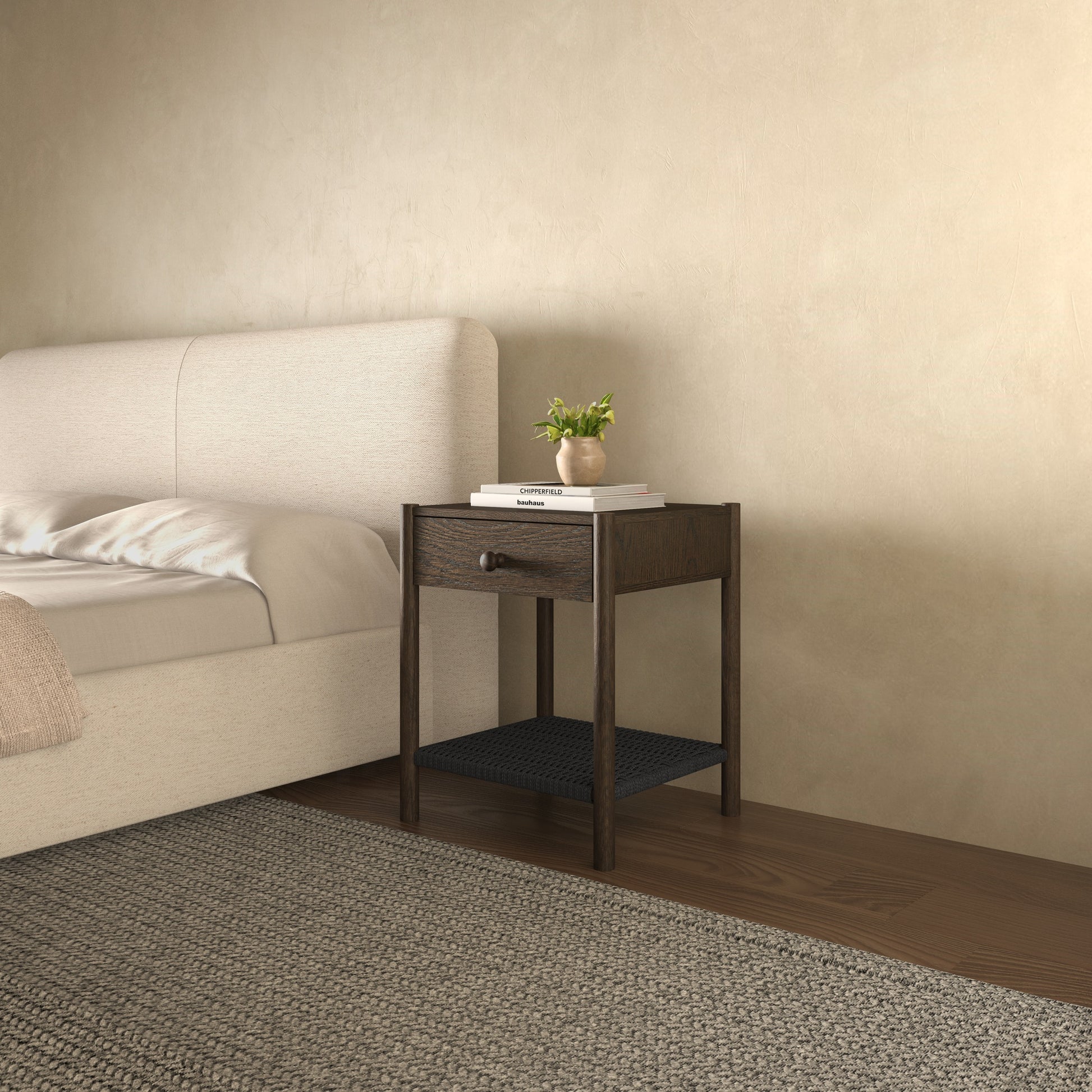 Millie Nightstand Dark Brown by Moe's Home Collection - view 3