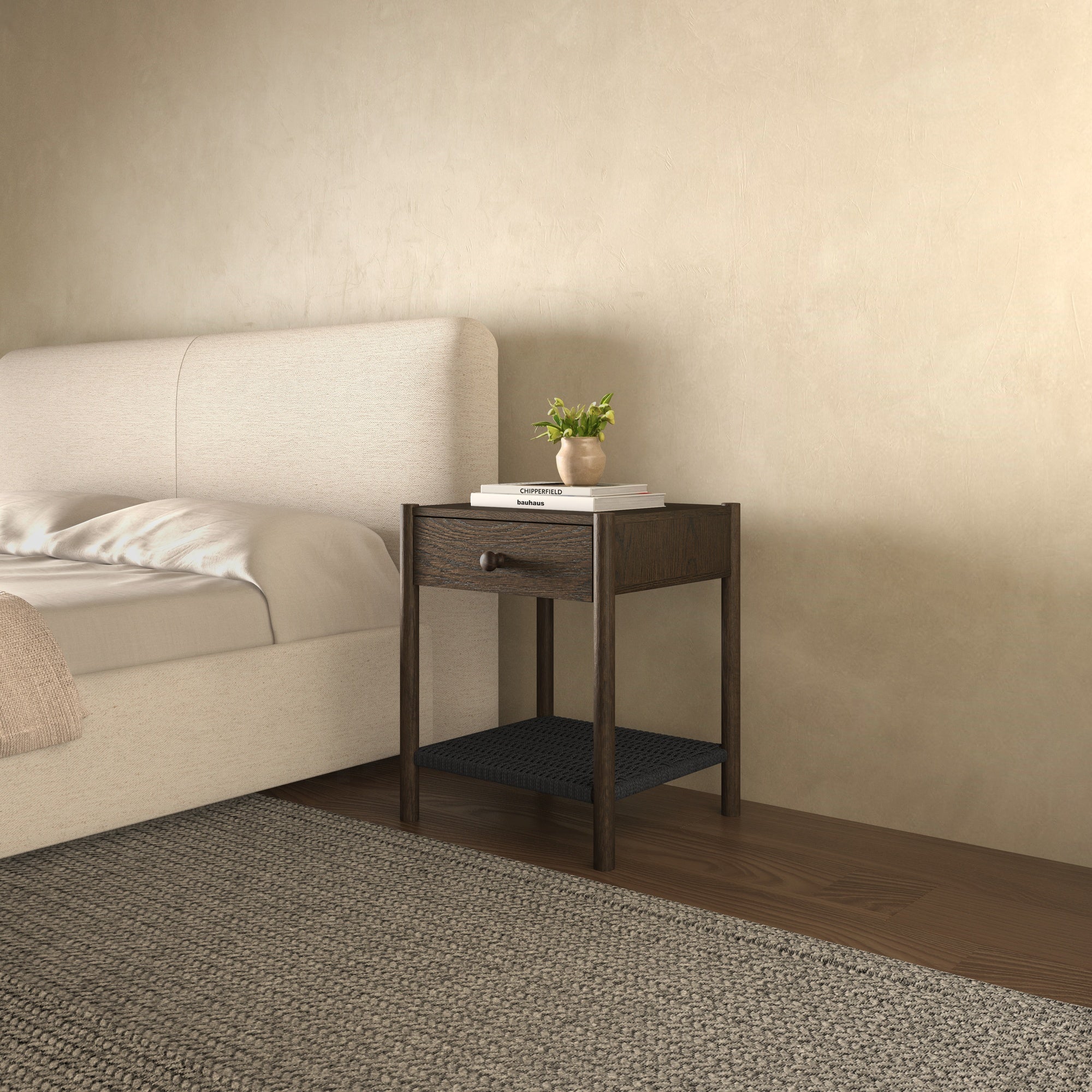 Millie Nightstand Dark Brown by Moe's Home Collection - view 3