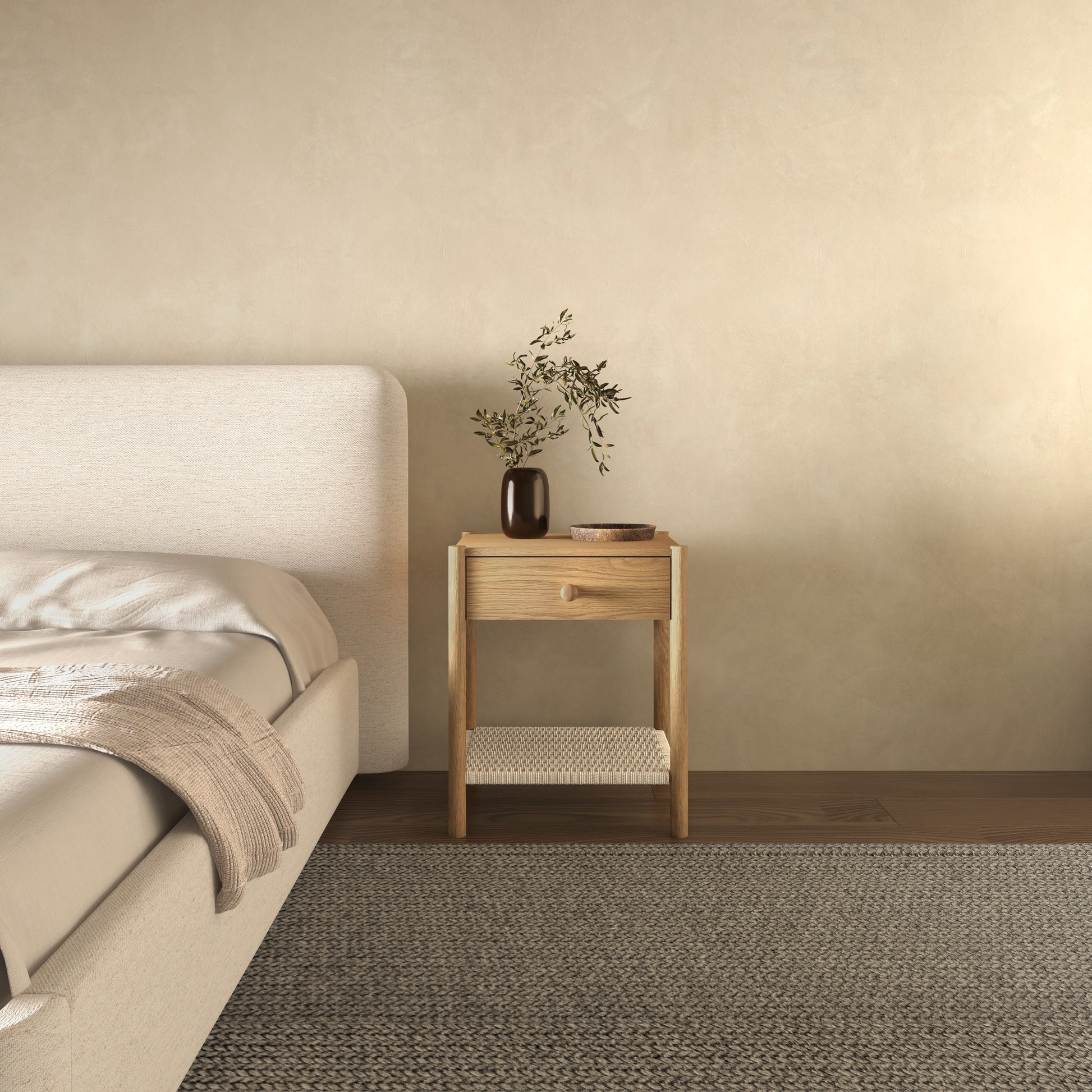 Millie Nightstand Natural by Moe's Home Collection - view 2