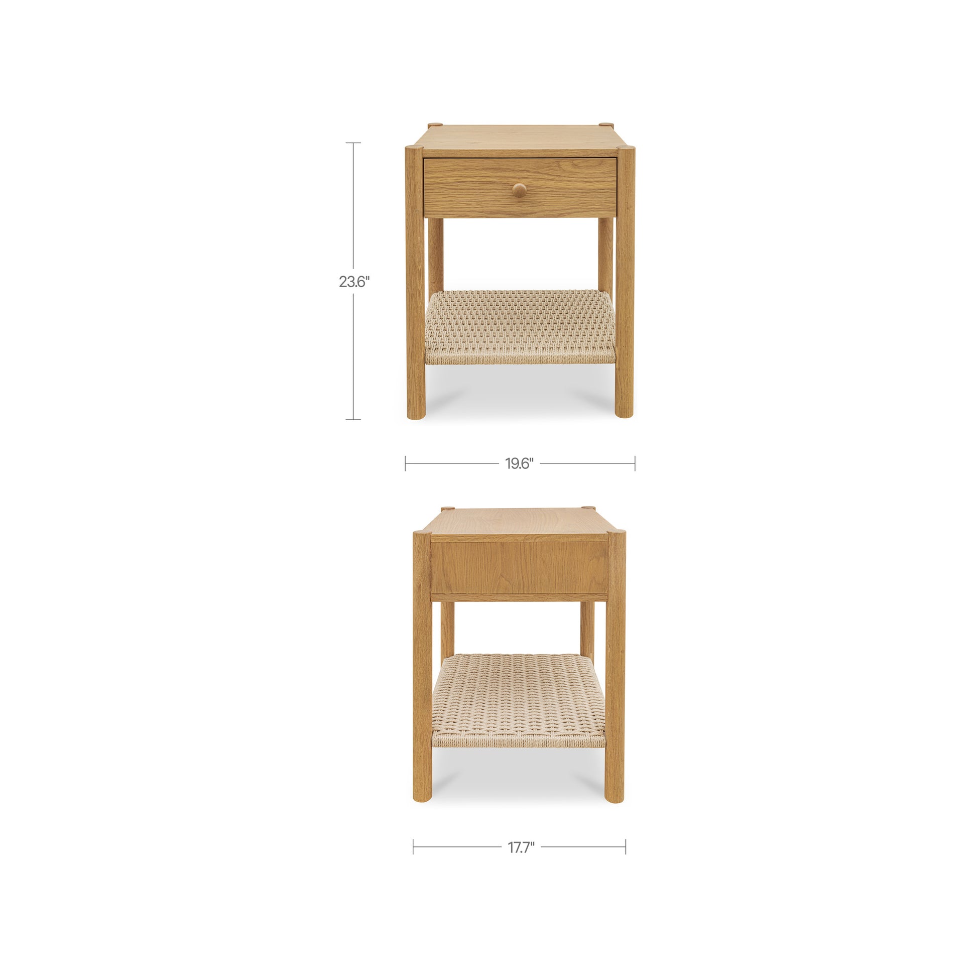 Millie Nightstand Natural by Moe's Home Collection - view 4