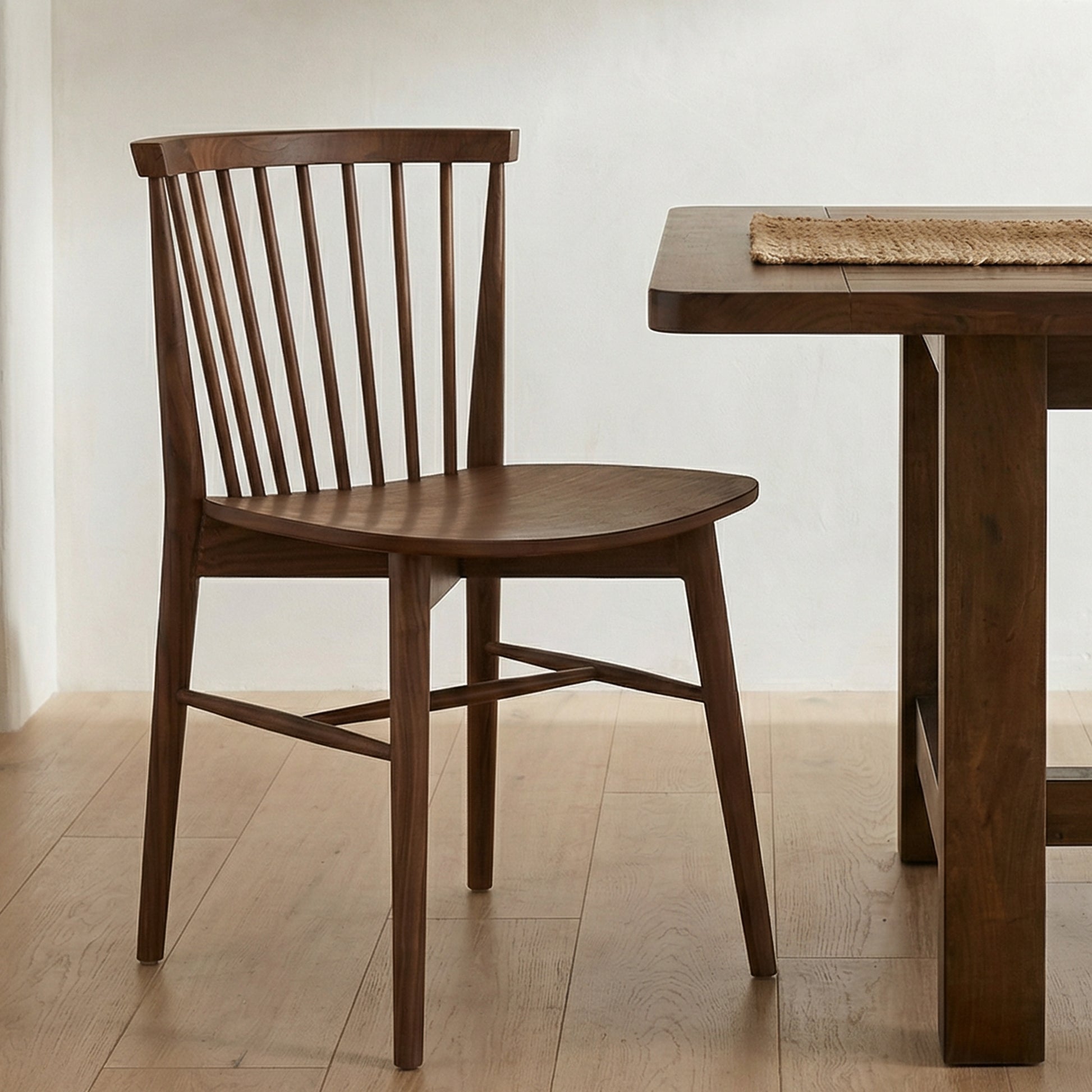 Marley Dining Chair Walnut-Set of Two by Moe's Home Collection - view 2