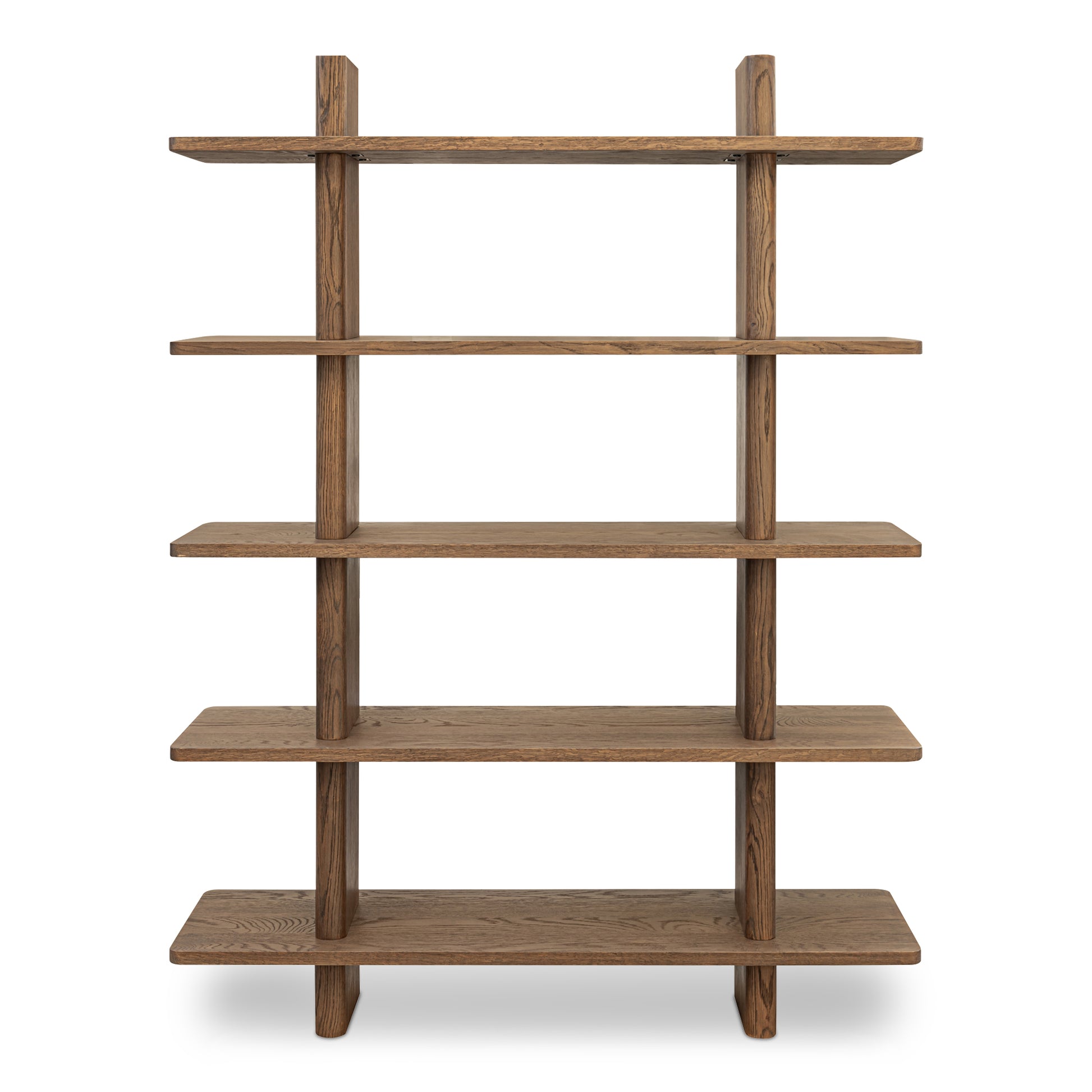 Casey Bookcase Large Dark Brown by Moe's Home Collection