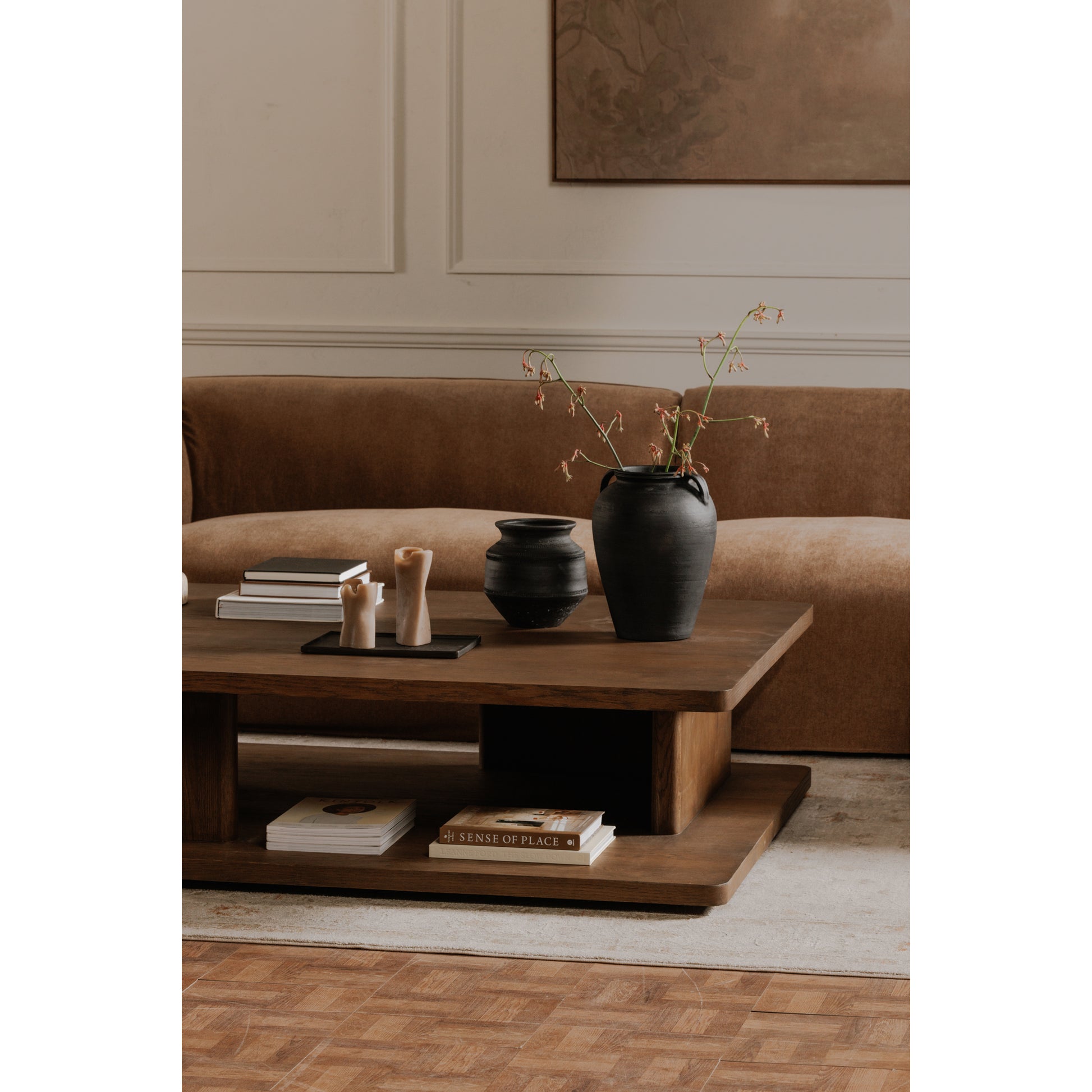 Casey Large Coffee Table Dark Brown by Moe's Home Collection - view 2