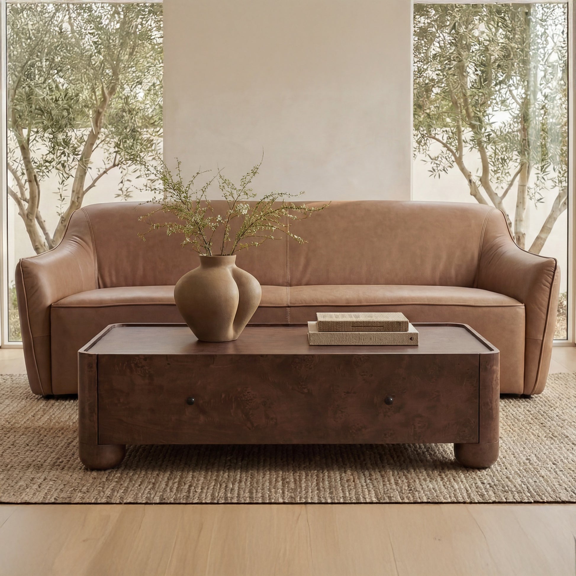 Gibson Coffee Table Burl by Moe's Home Collection - view 2