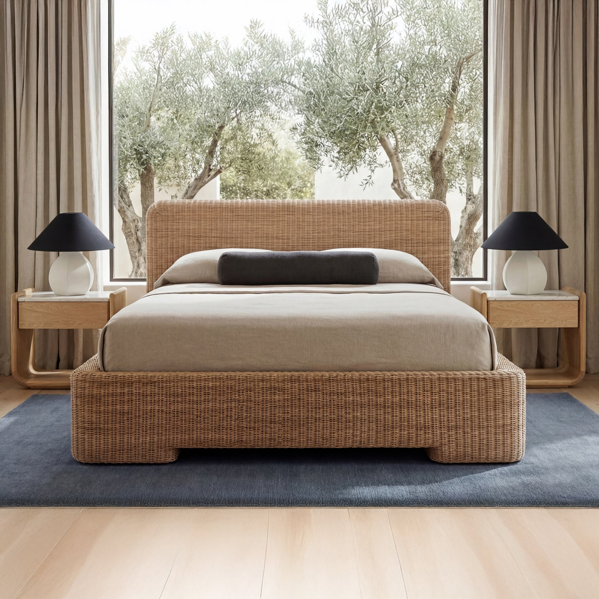 Enns Nightstand Natural by Moe's Home Collection - view 2
