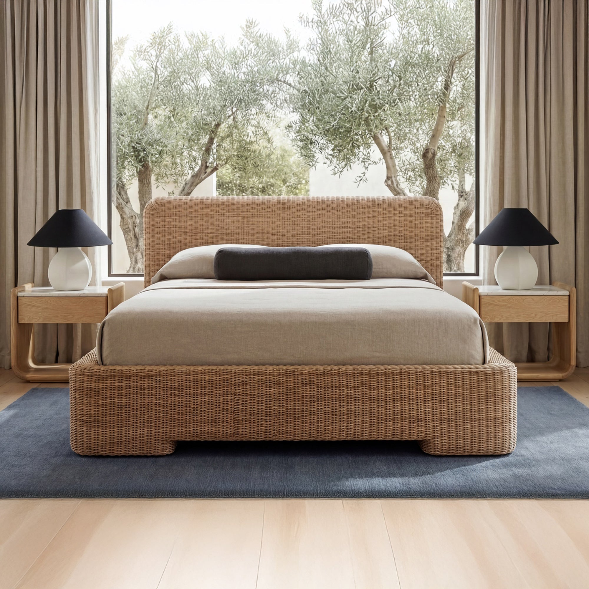 Enns Nightstand Natural by Moe's Home Collection - view 2