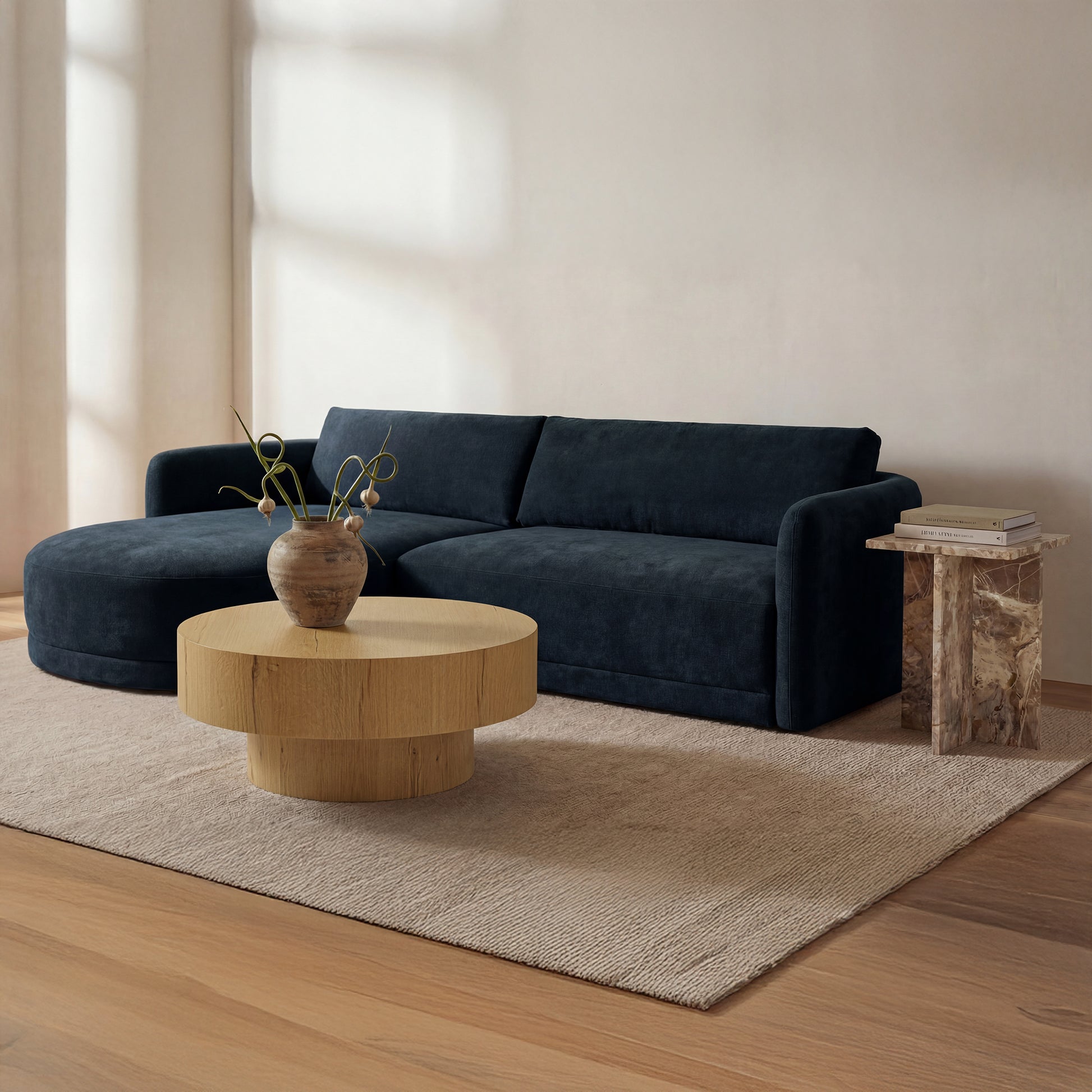 Corey Coffee Table Rustic Oak by Moe's Home Collection - view 2