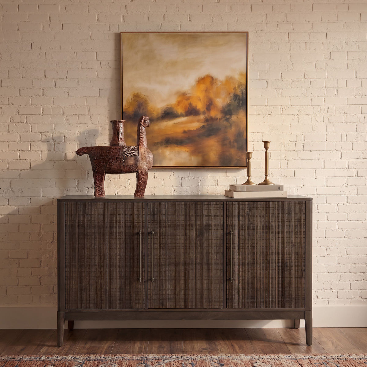 Casablanca 64" Sideboard in Toffee Nut - image 3