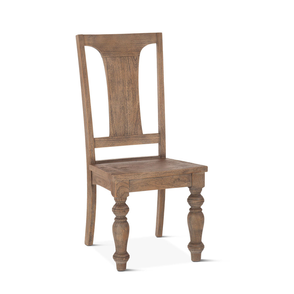 French Urn Solid Wood Dining Chairs