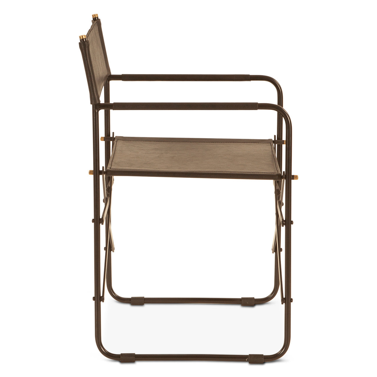 Copenhagen 19" Director's Chair in Black Leather