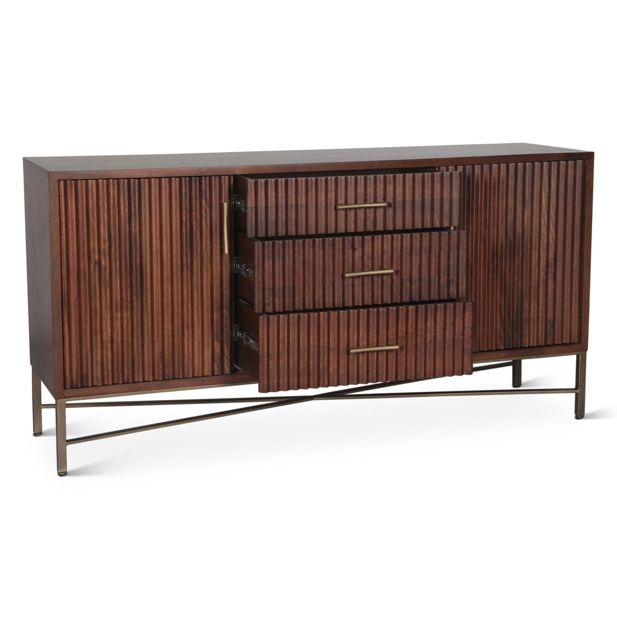 Cosmopolitan 68" Sideboard in Honey Brown - image 4