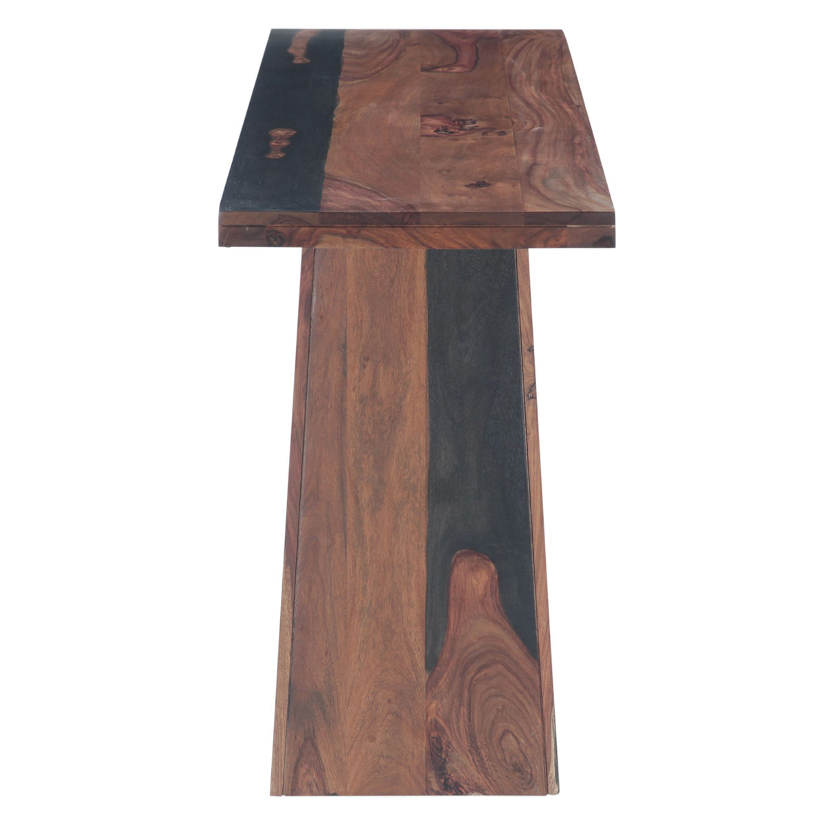 Calypso 57" Console Table in Burnt Sheesham - image 4