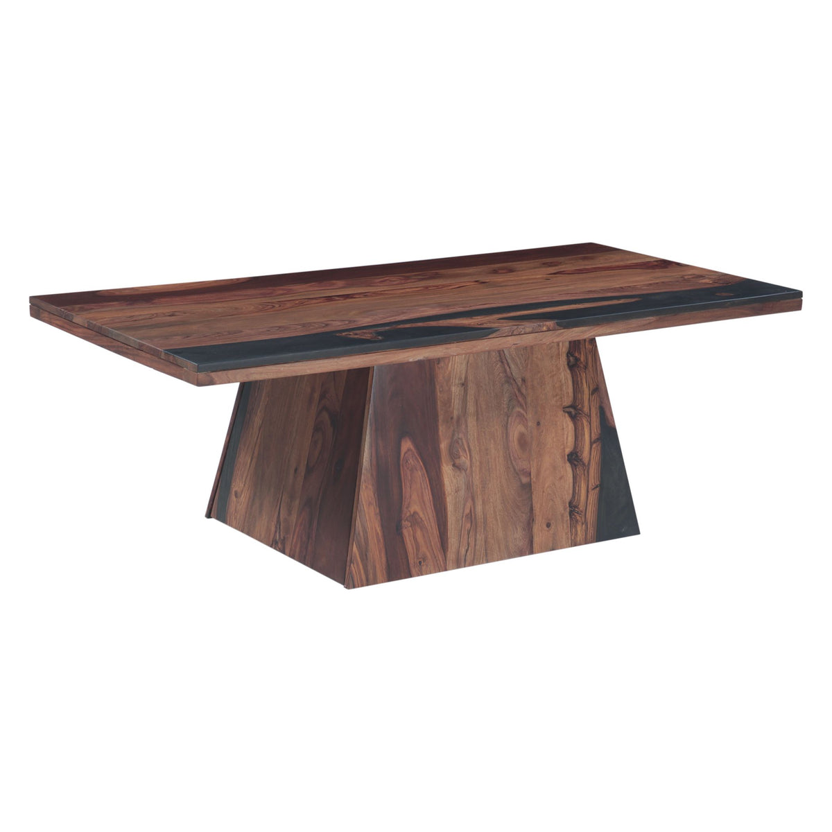 Calypso 51" Coffee Table in Burnt Sheesham - image 2