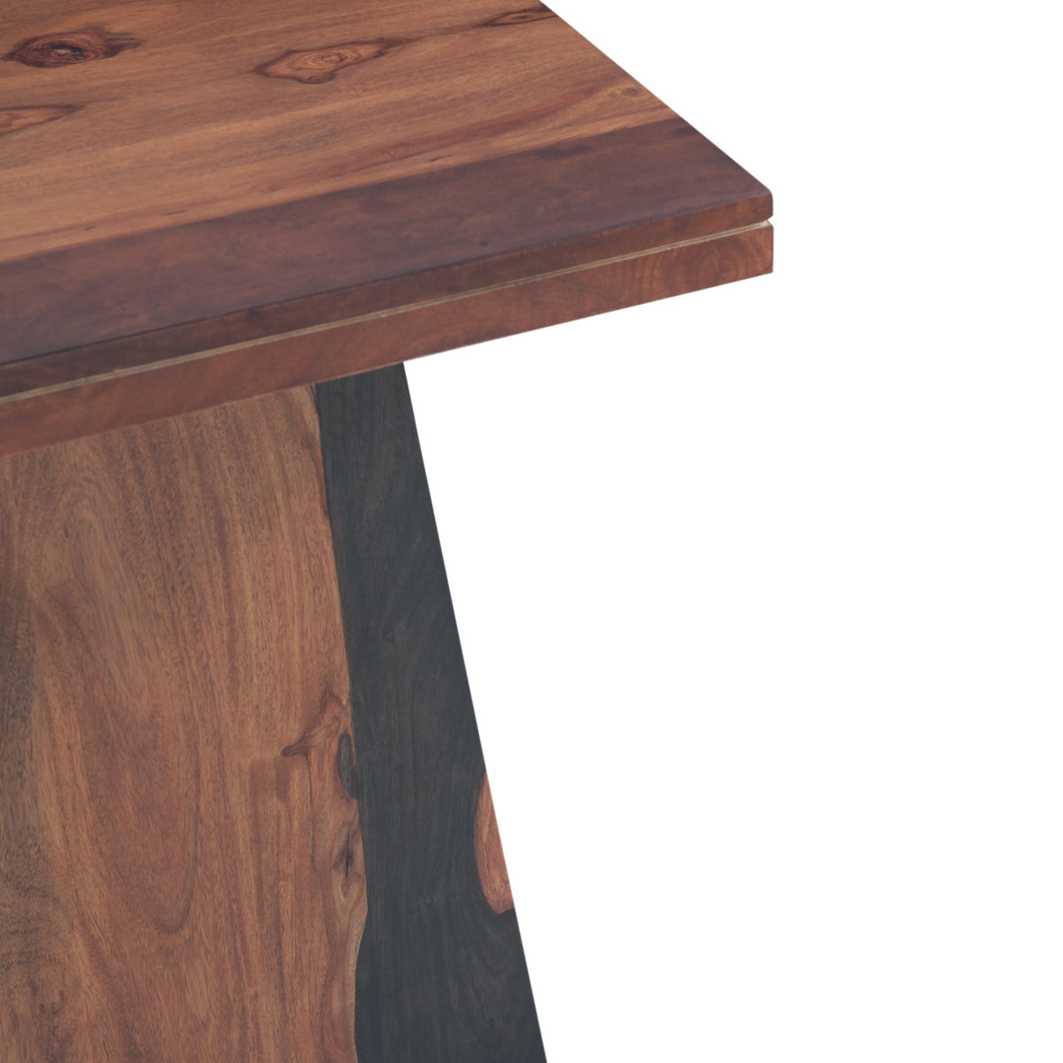 Calypso 21" Side Table in Burnt Sheesham - image 3