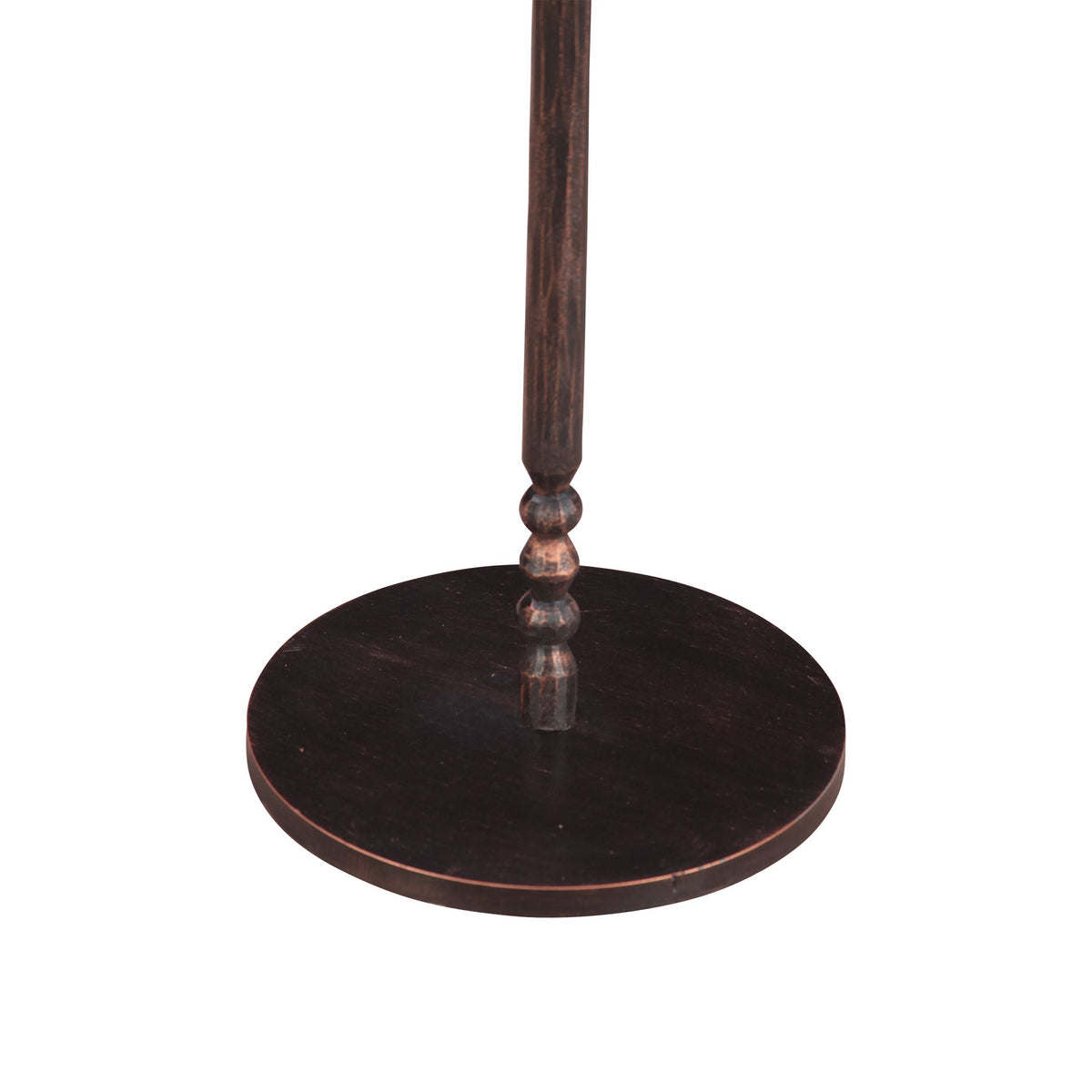Detroit 10" Side Table in Dark Emperador Marble with Casted Base - image 4