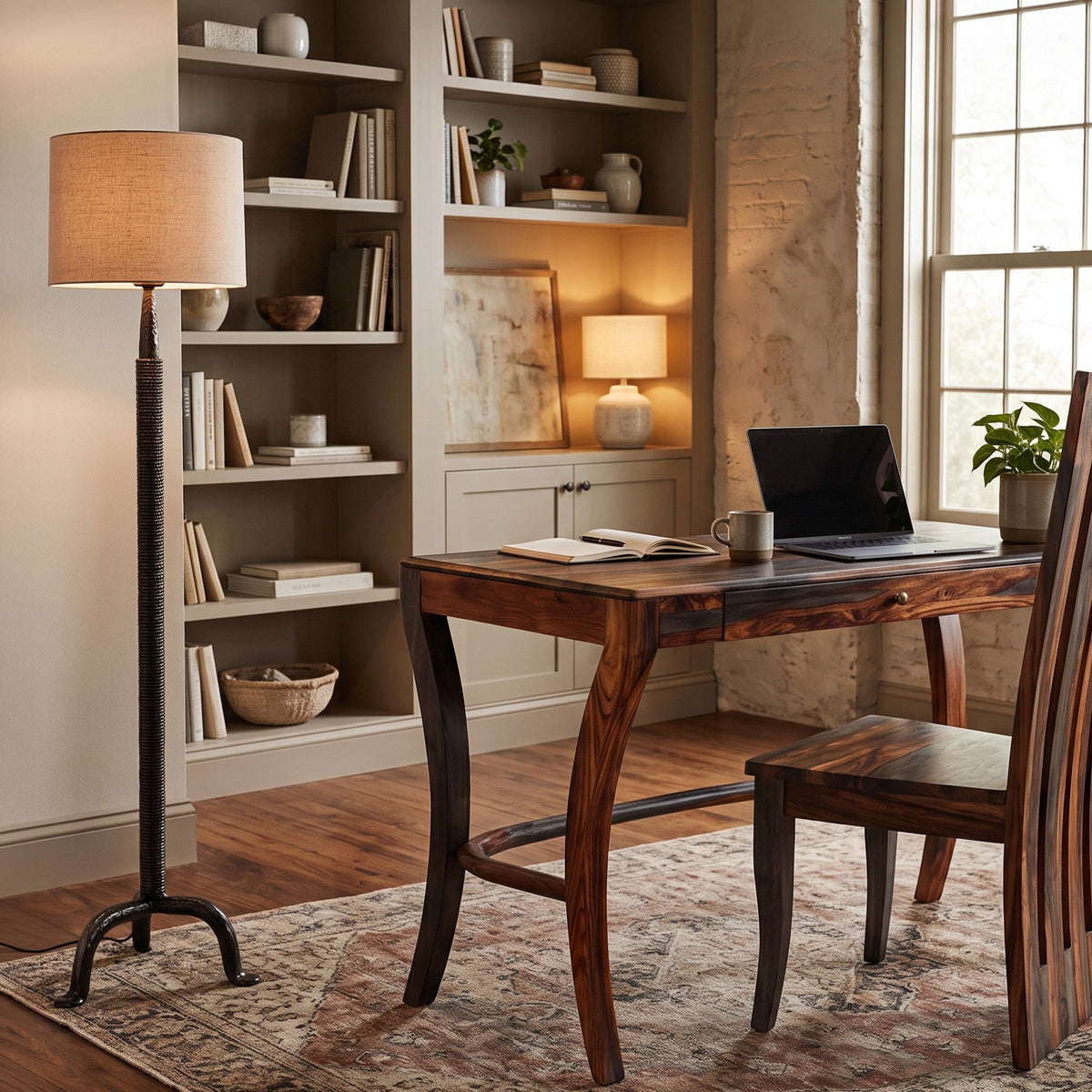 Downey 55" Floor Lamp in Black - image 3