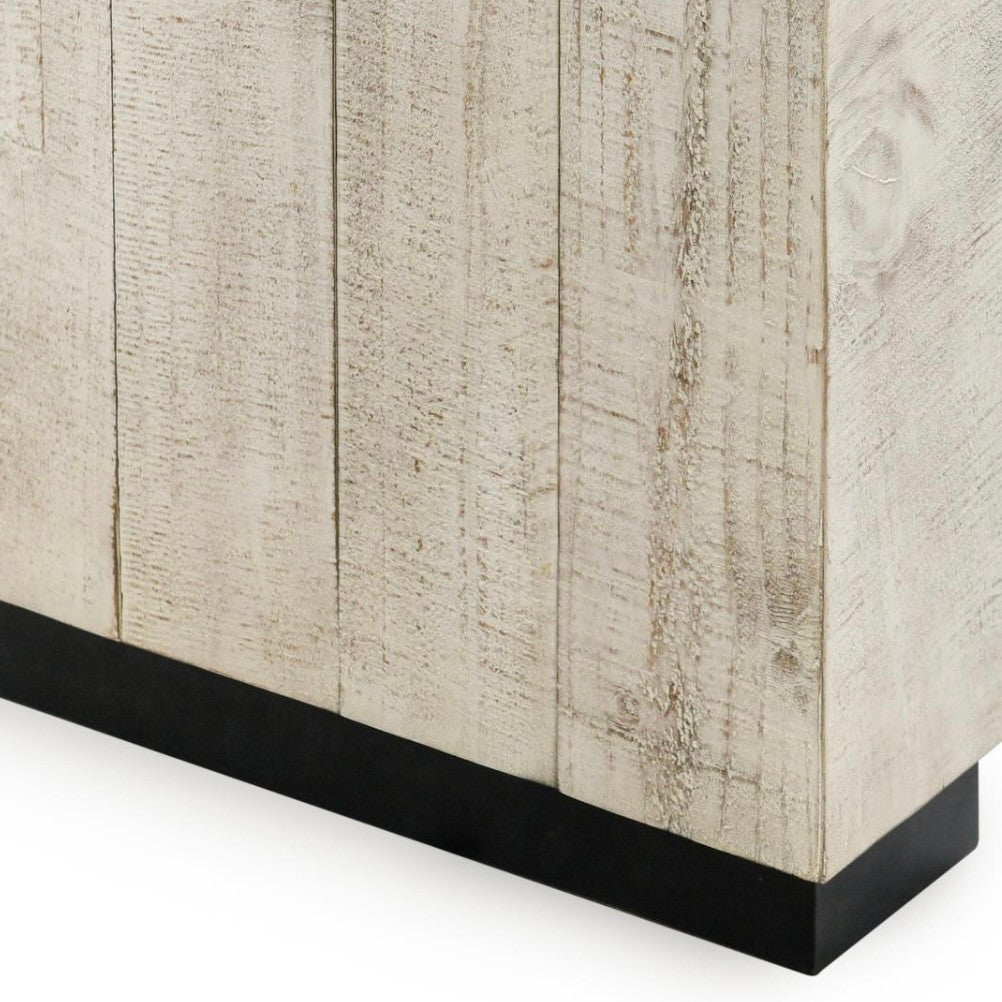 Lynx Reclaimed Wood Dining Table 94" in Antique White