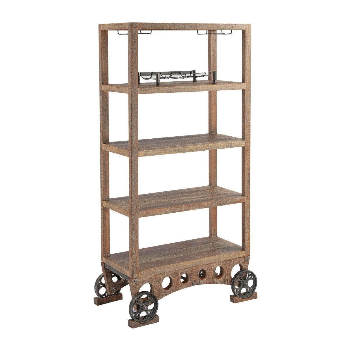Barn Industrial Baker's Rack With Wheels