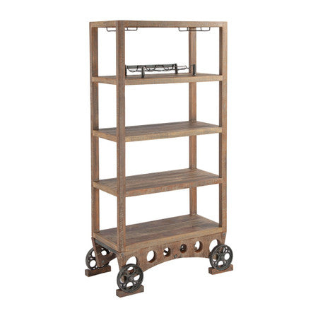 Barn Industrial Baker's Rack With Wheels
