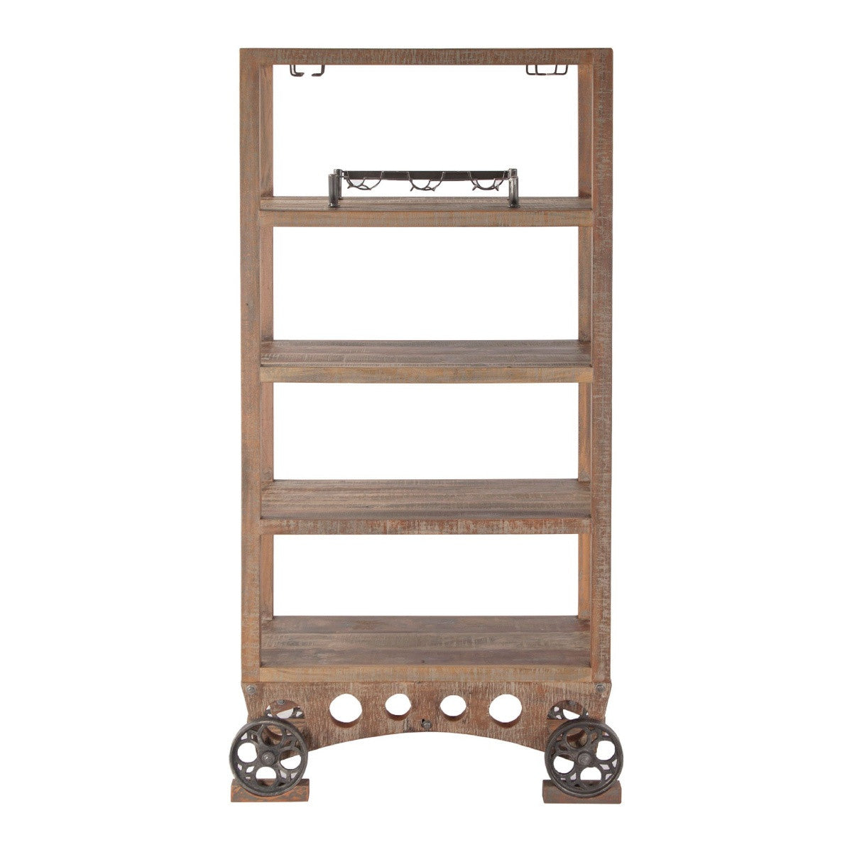 Barn Industrial Baker's Rack With Wheels