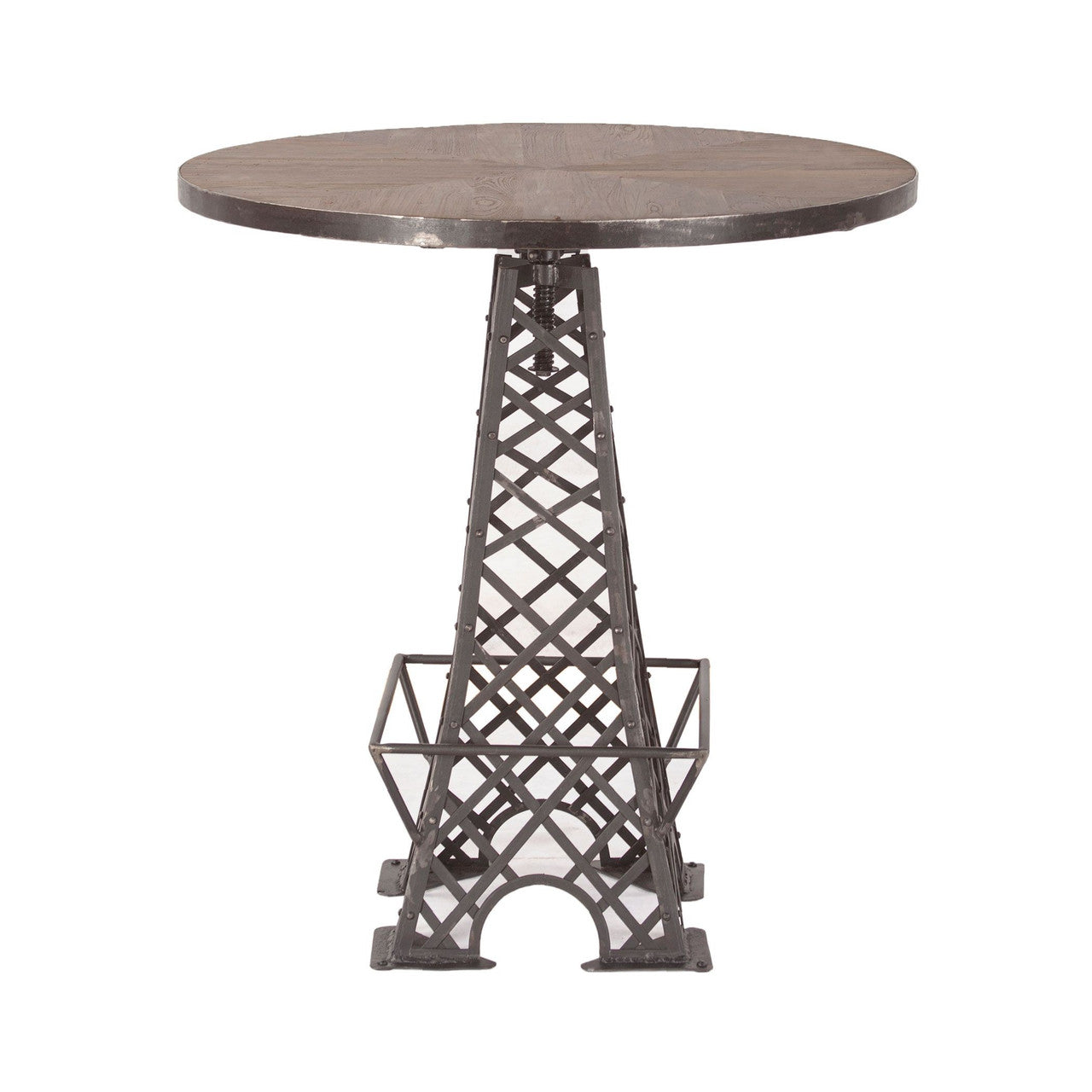Industrial Eiffel Tower Bistro Bar Table 32"