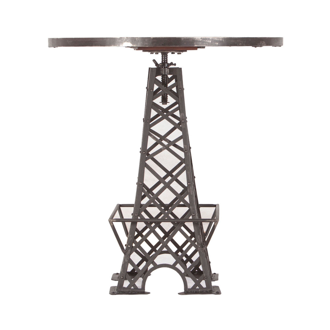 Industrial Eiffel Tower Bistro Bar Table 32"