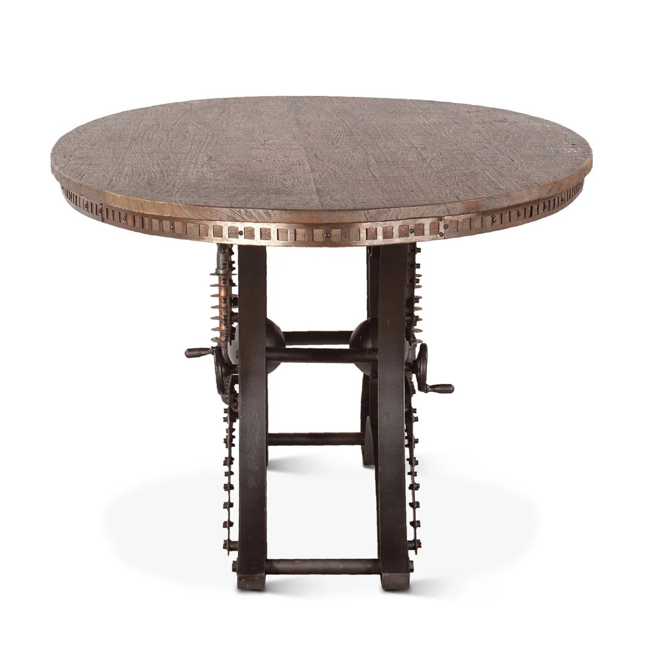 Barn Rustic Industrial Oval Dining Room Table 96"