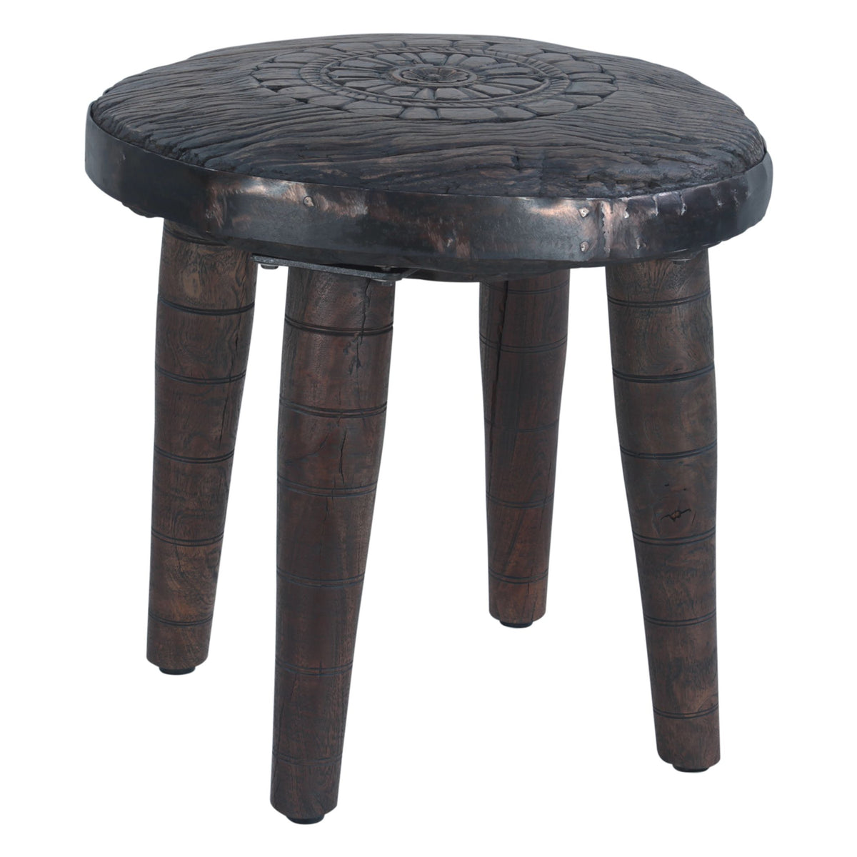 Eiffel 22" Round Wheel Side Table - image 2