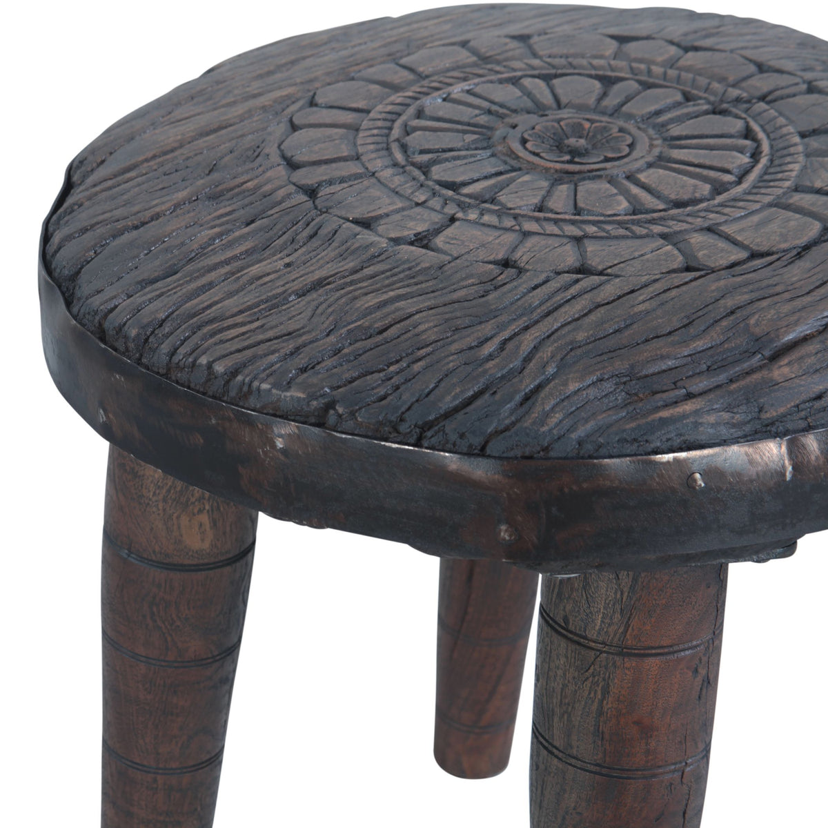 Eiffel 22" Round Wheel Side Table - image 3