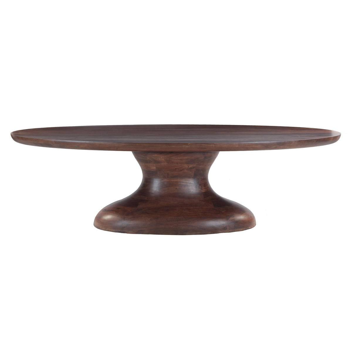 Ellipse 102" Oval Dining Table in Glossy Driftwood - image 2