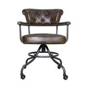 Essex Chesterfield 24" Office Chair in Antique Whiskey