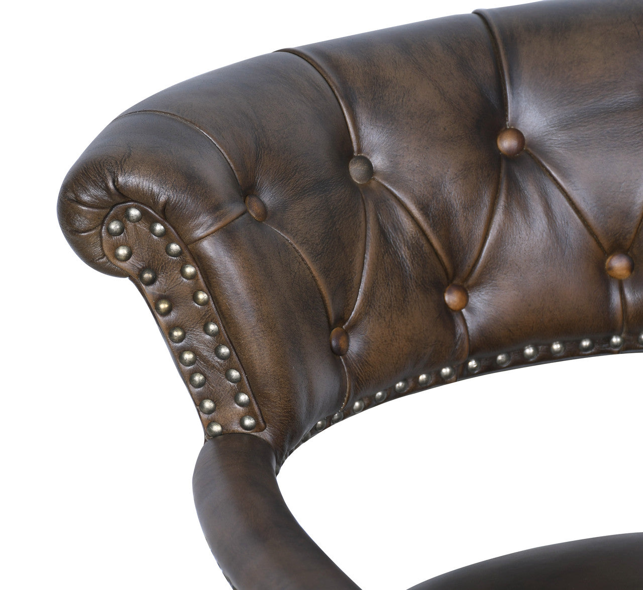 Essex Chesterfield 24" Office Chair in Antique Whiskey