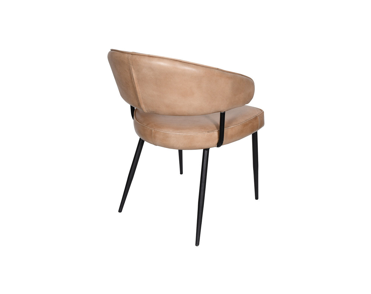 Essex Dover 23" Armchair in Antique Ivory Leather