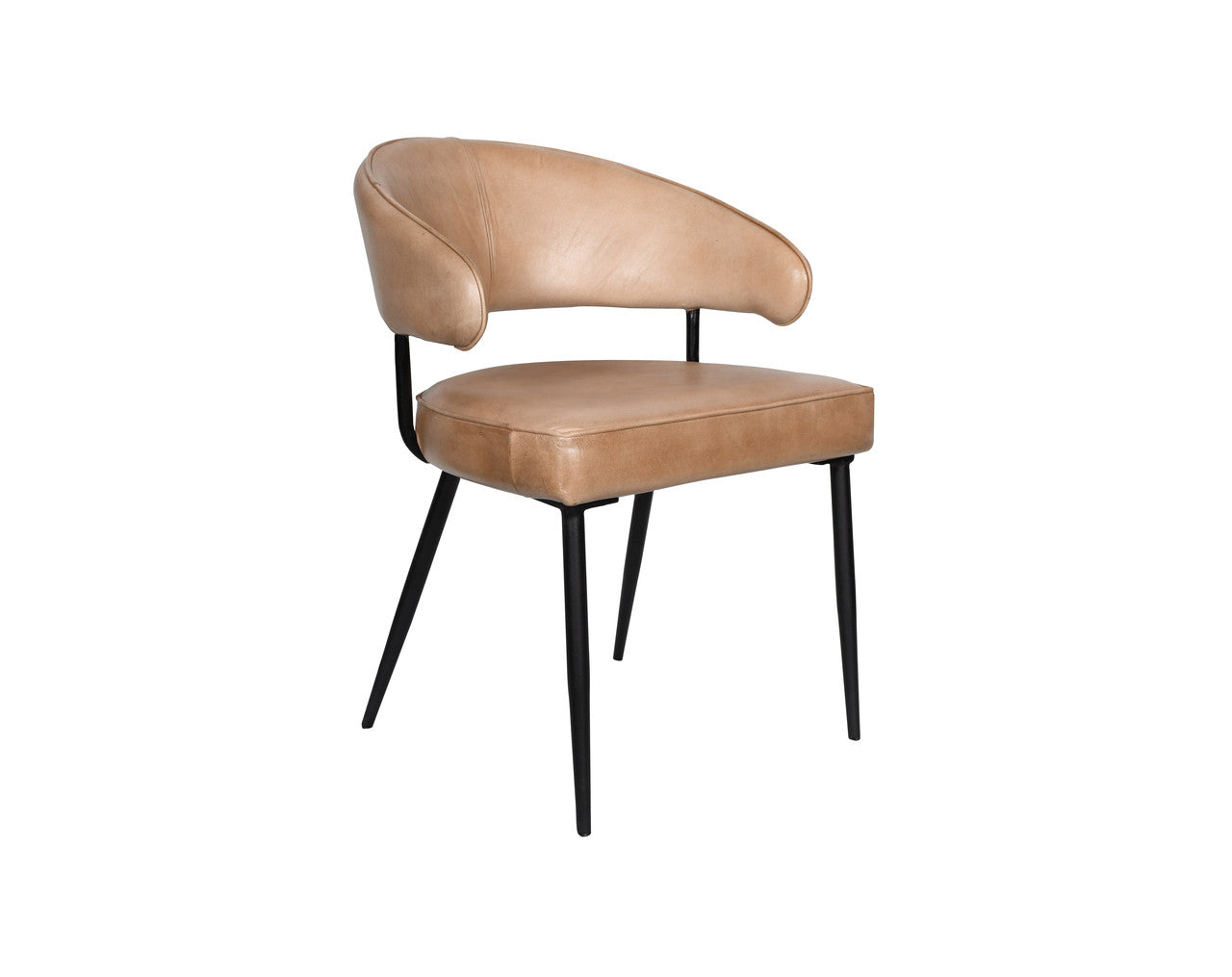 Essex Dover 23" Armchair in Antique Ivory Leather