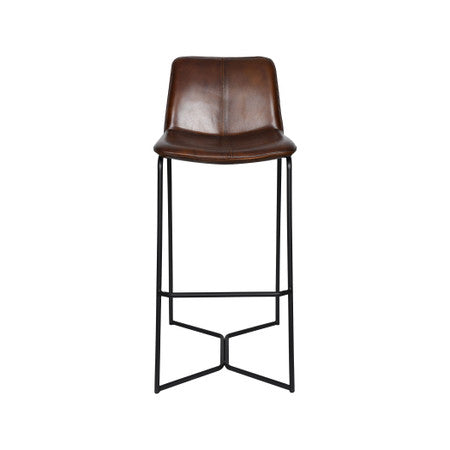 Essex Morgan 18" Bar Chair in Hand Washed Chestnut