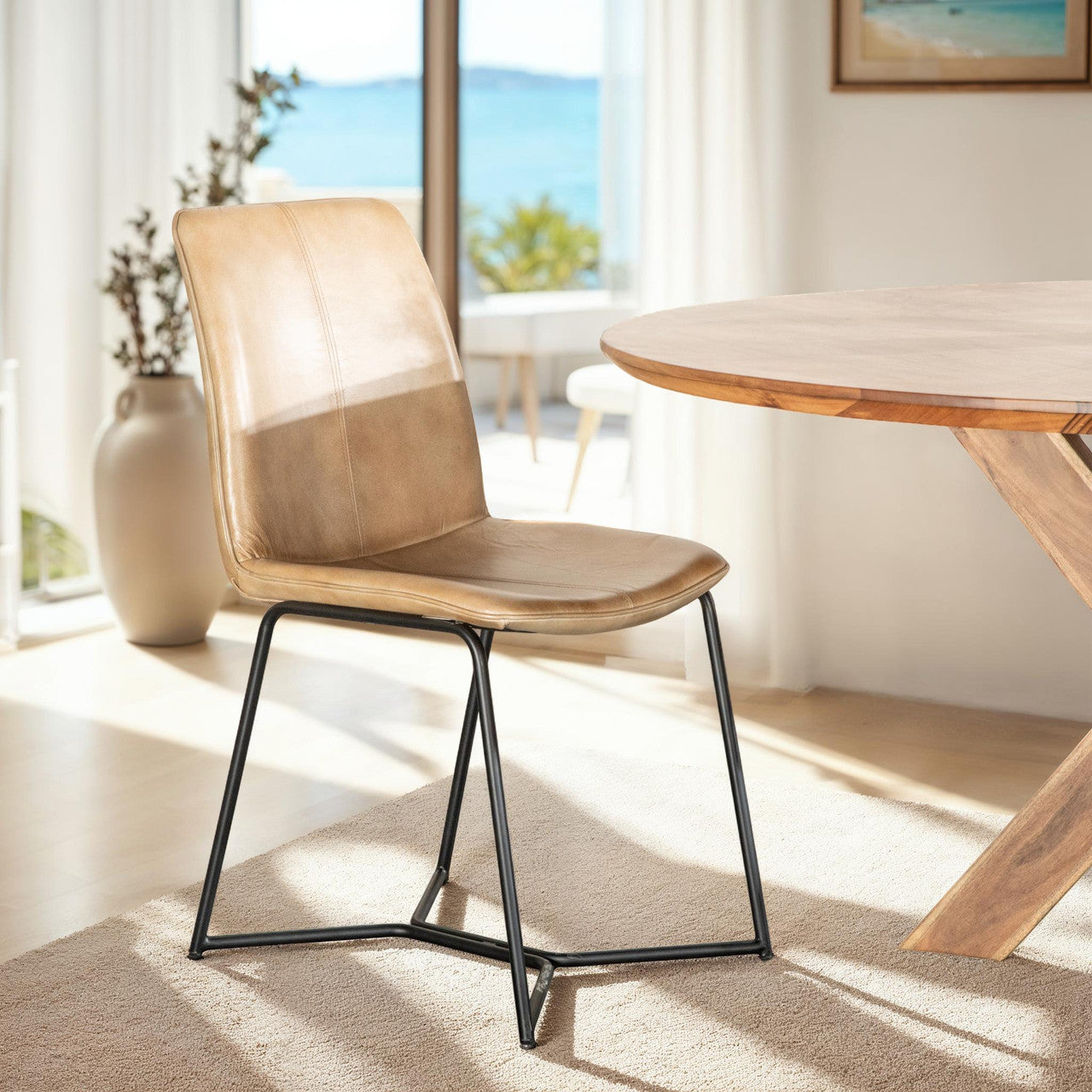 Essex Morgan 18" Dining Chair in Hand Washed Taupe