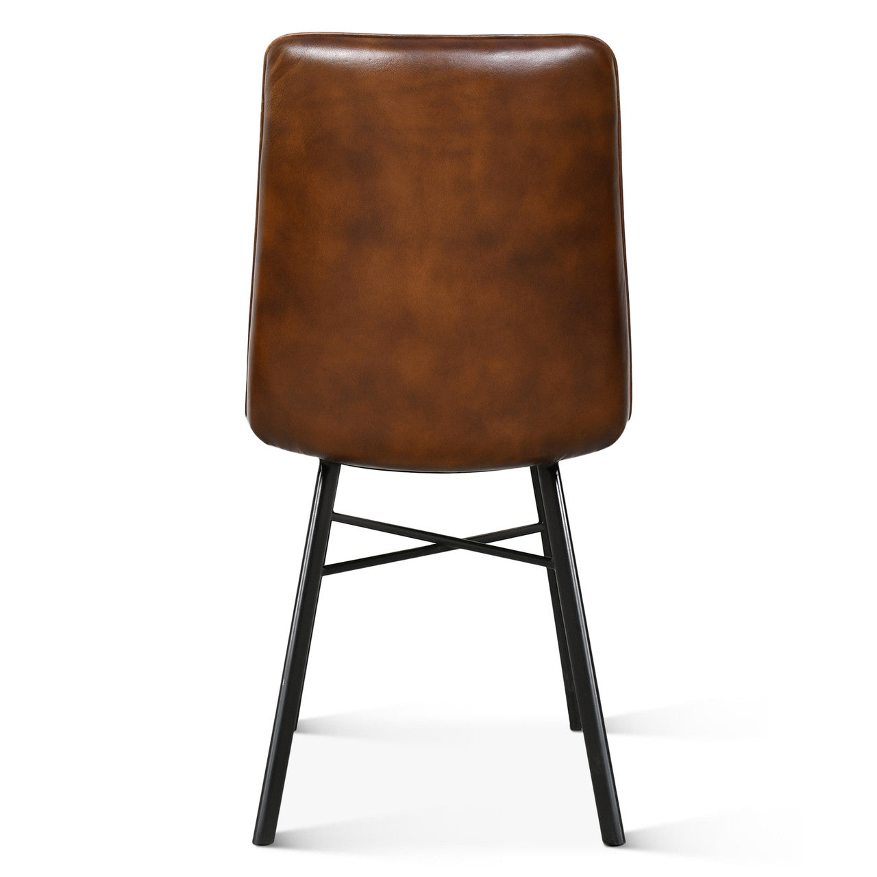Essex Murphy 18" Dining Chair in Chestnut Leather