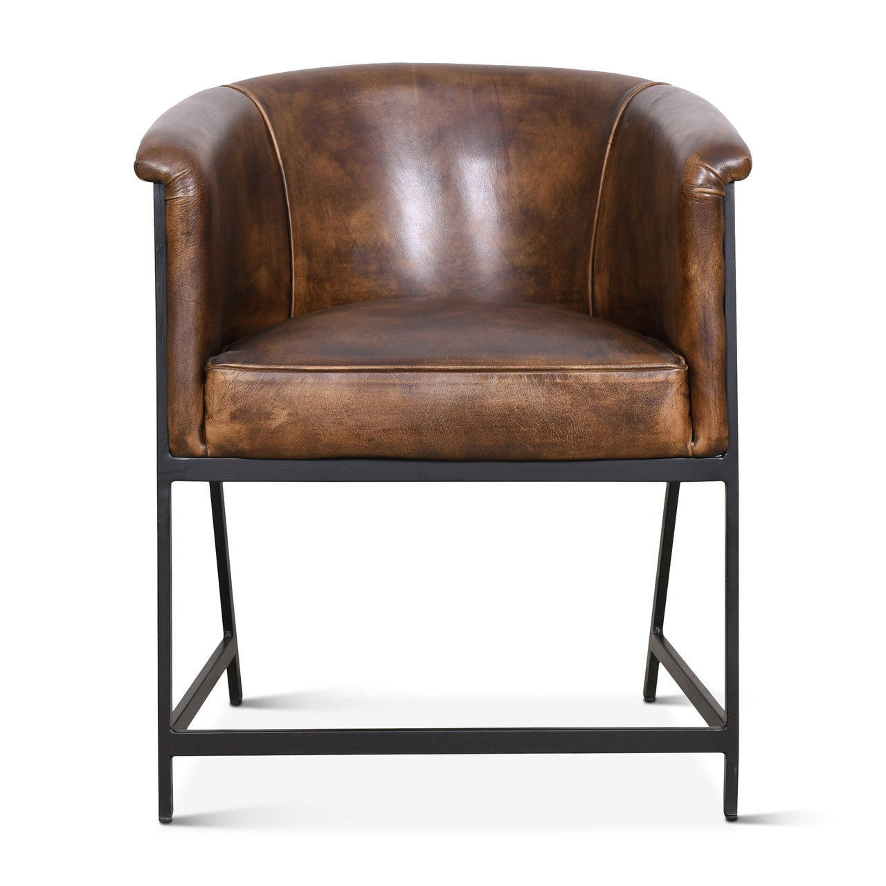 Essex Polo Armchair in Antique Whiskey Leather