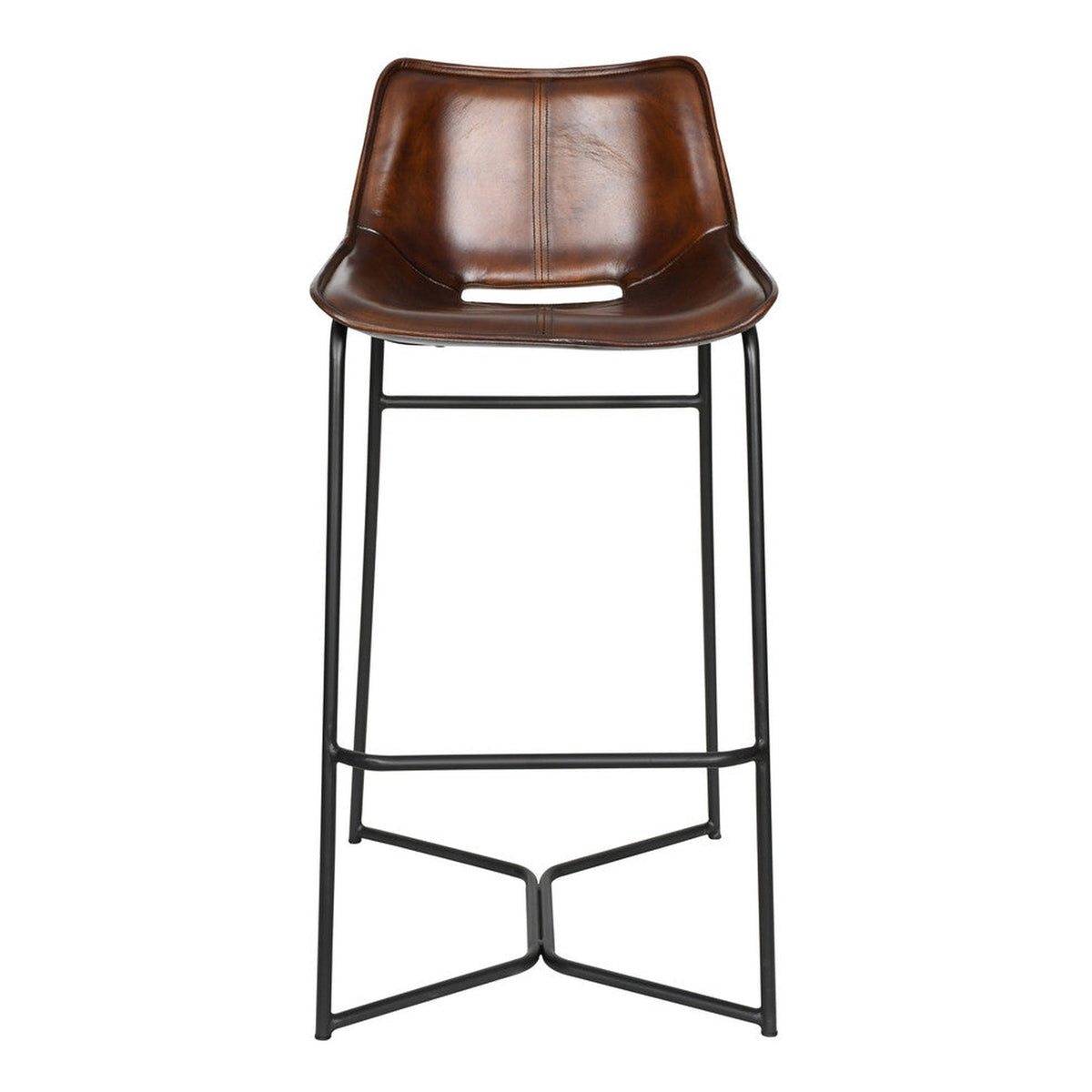 Essex Stanley 19" Bar Chair in Hand Washed Chestnut