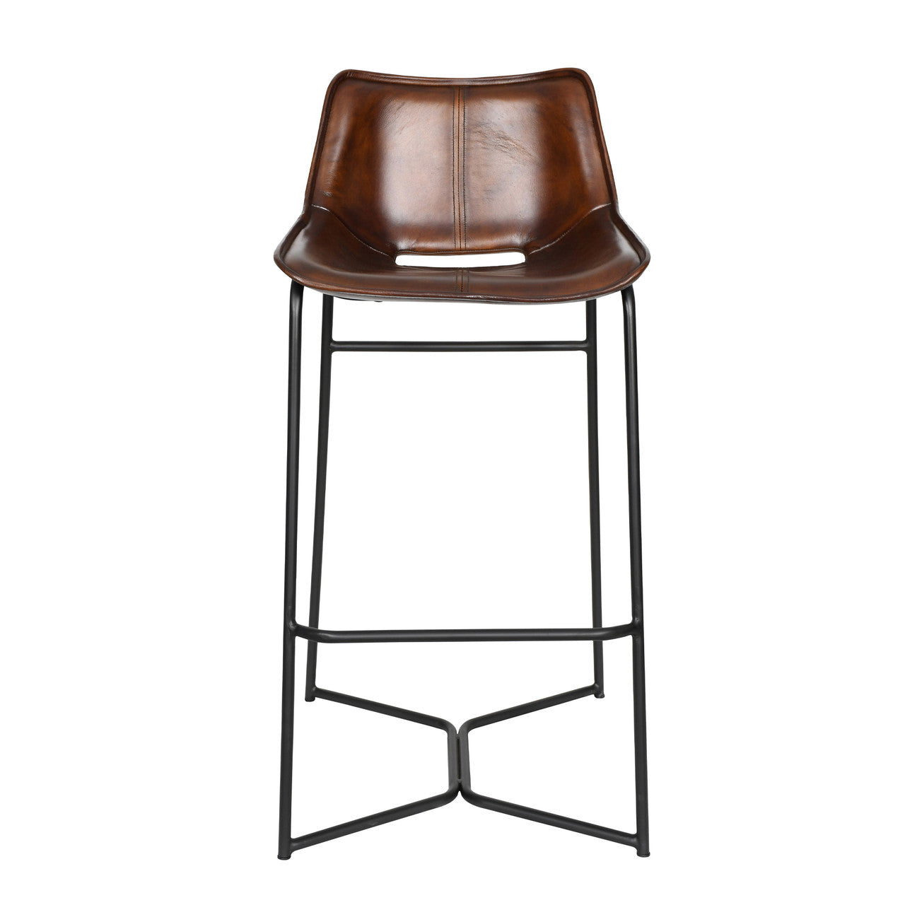 Essex Stanley 19" Bar Chair in Hand Washed Chestnut