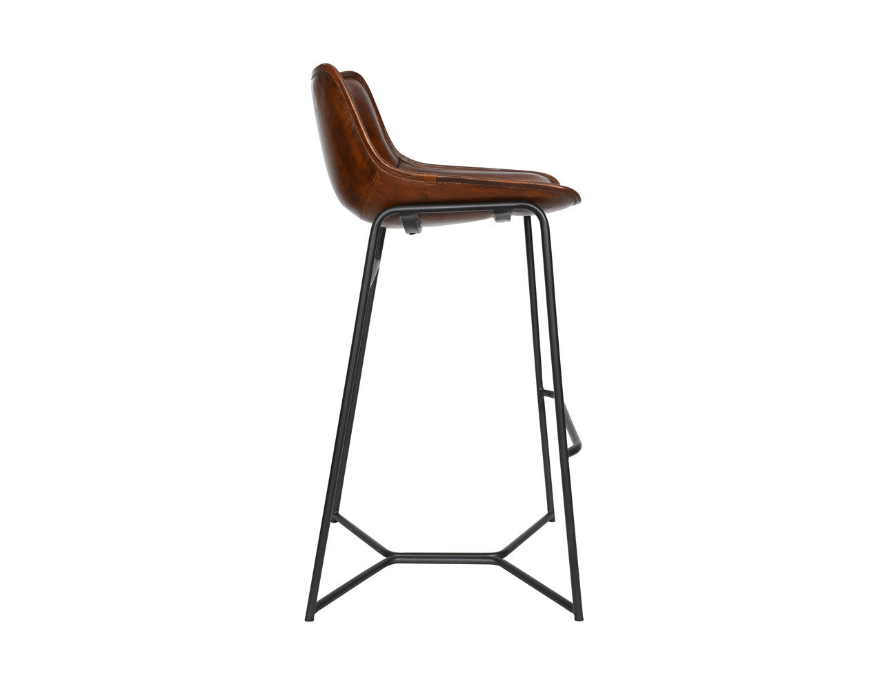 Essex Stanley 19" Bar Chair in Hand Washed Chestnut