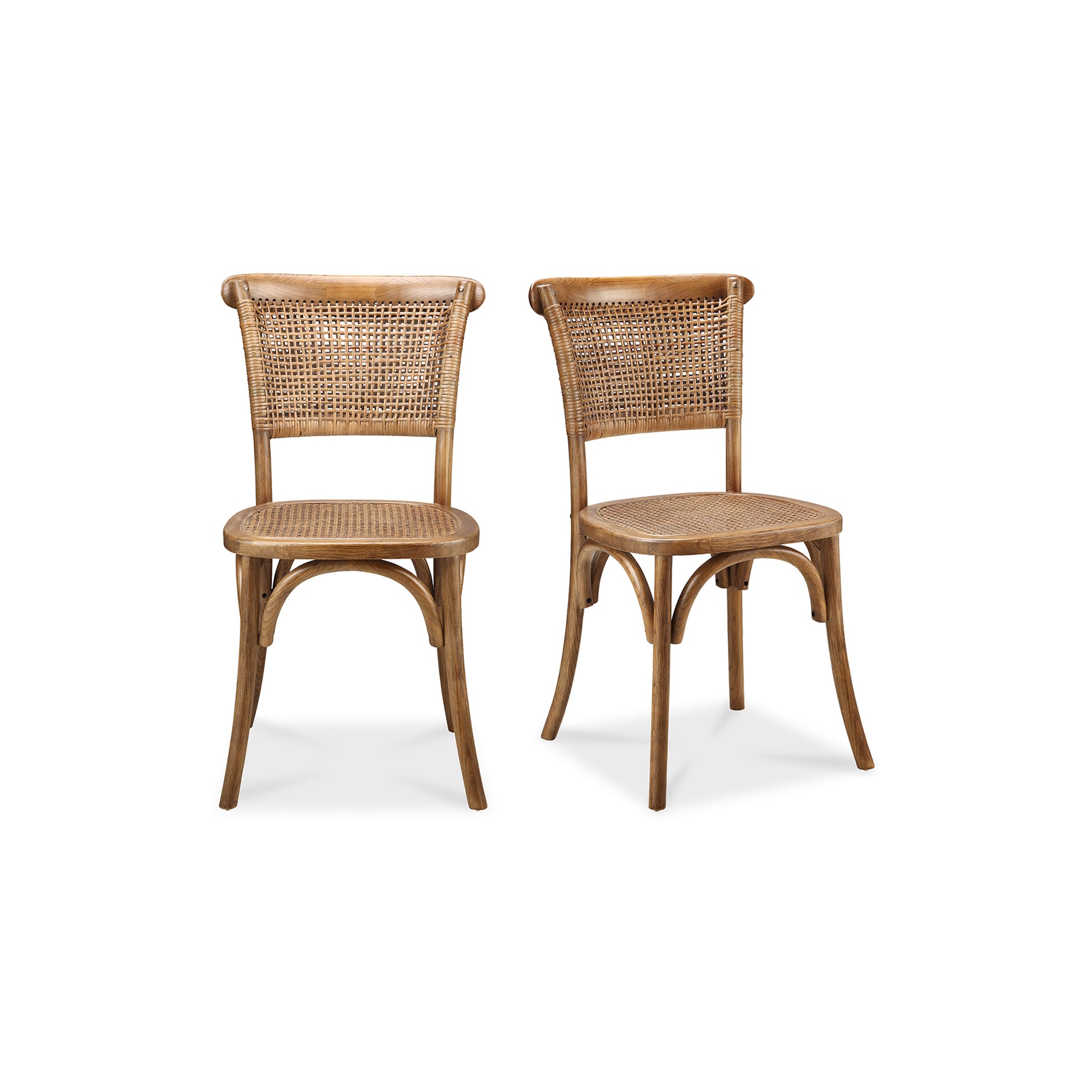 Churchill Dining Chair Light Brown - Set Of Two by Moe's Home Collection