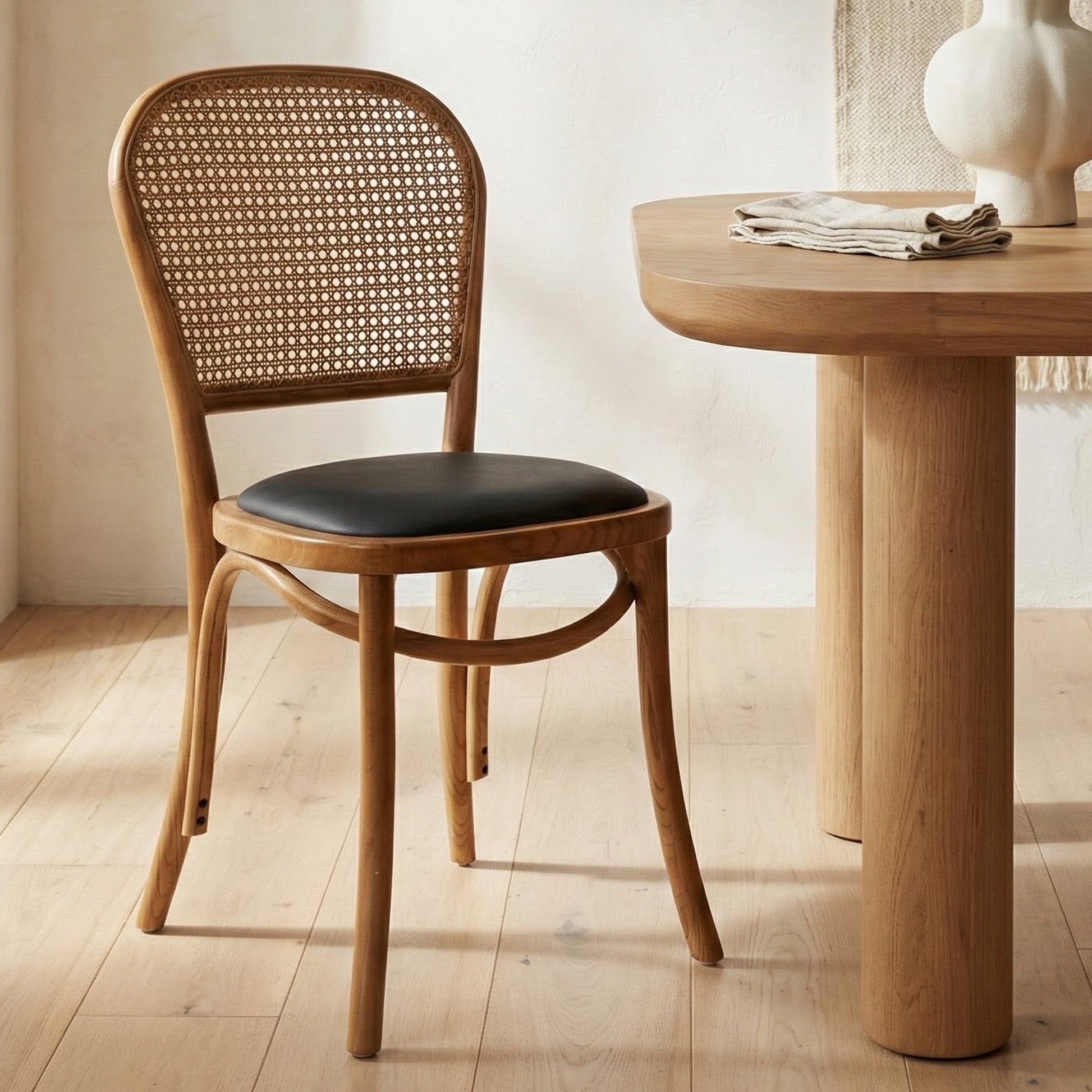 Bedford Dining Chair Light Brown - Set Of Two by Moe's Home Collection - view 2