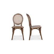 Rivalto Dining Chair Brown - Set Of Two by Moe's Home Collection