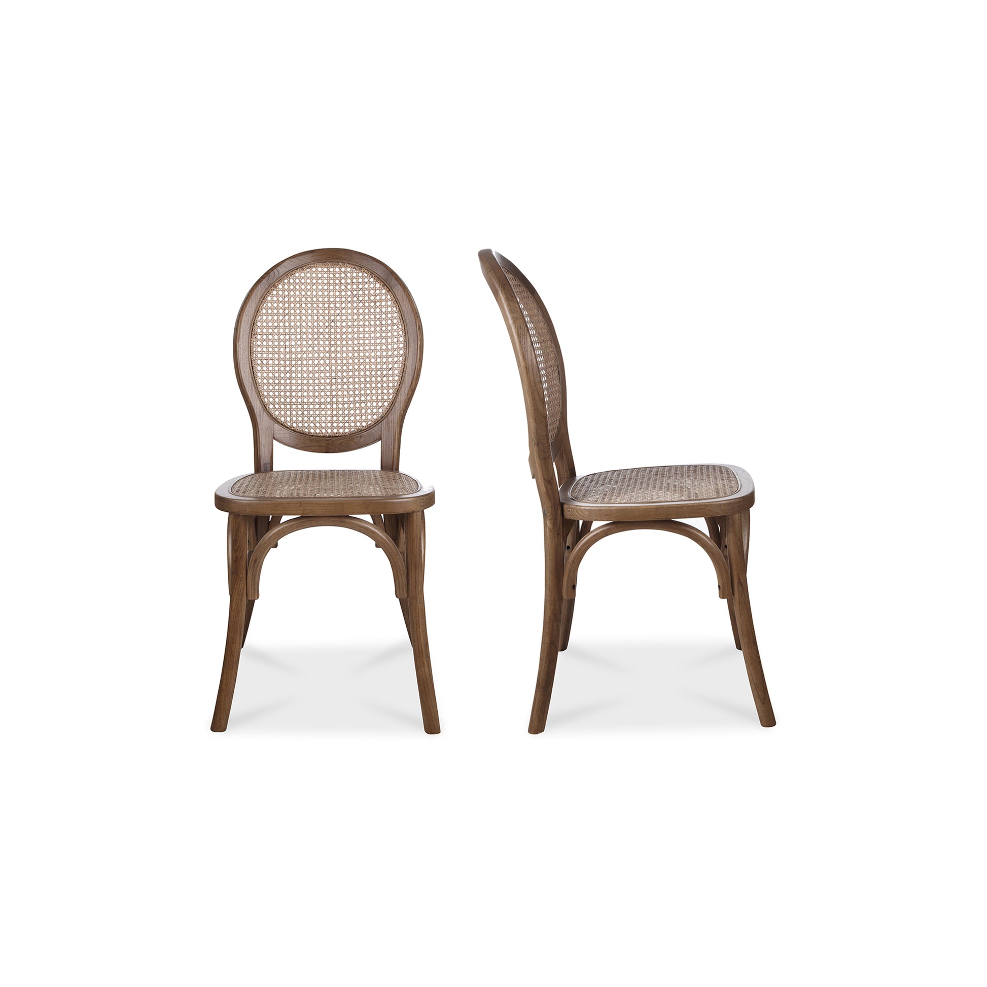 Rivalto Dining Chair Brown - Set Of Two by Moe's Home Collection