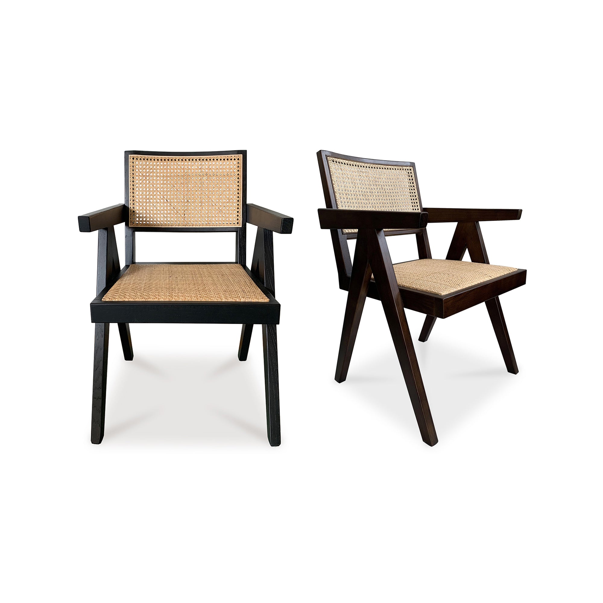 Takashi Chair Dark Brown - Set Of Two by Moe's Home Collection - view 2