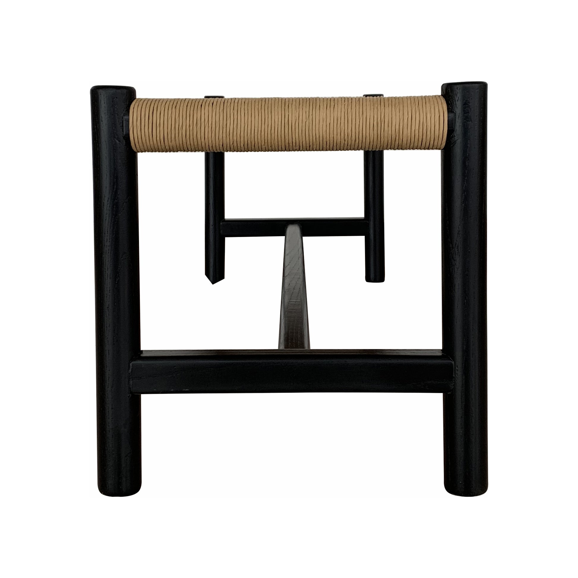 Hawthorn Small Bench Black by Moe's Home Collection - view 3