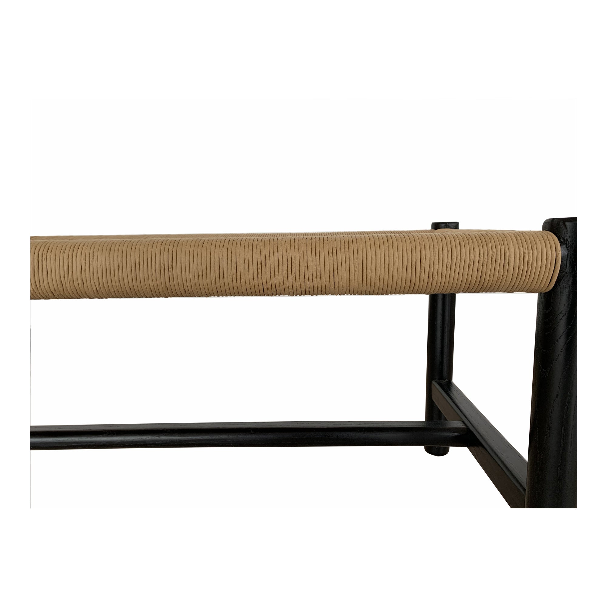 Hawthorn Small Bench Black by Moe's Home Collection - view 4