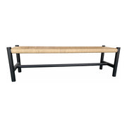 Hawthorn Large Bench Black by Moe's Home Collection