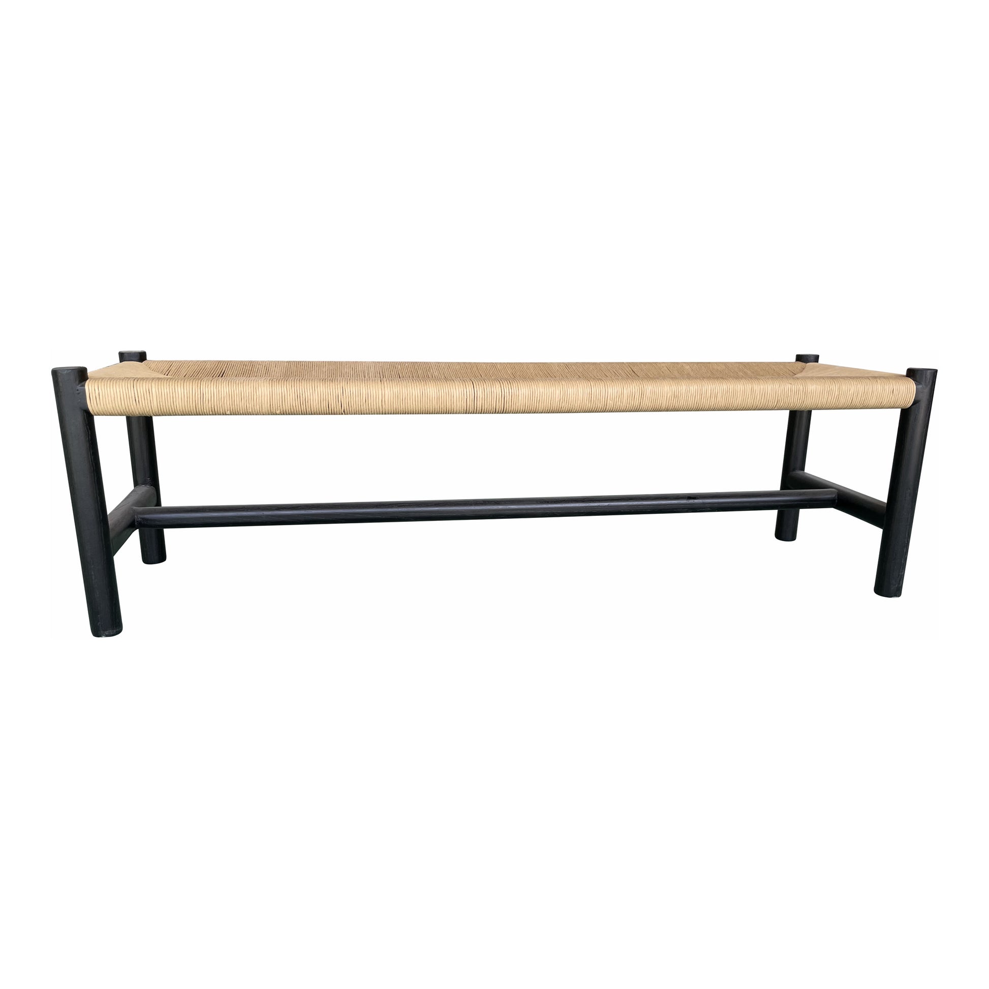 Hawthorn Large Bench Black by Moe's Home Collection